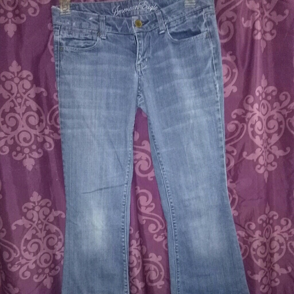 American eagle real flare size 6 long jeans